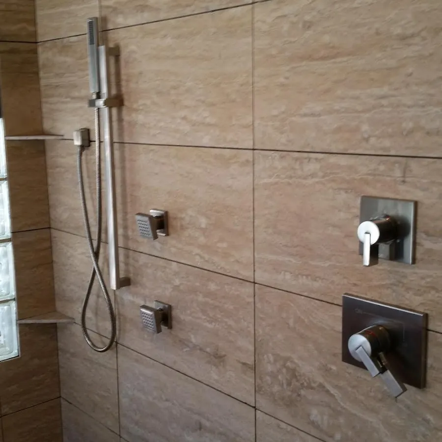 Shower fixture installation for Gas Line Repair in St. Peter